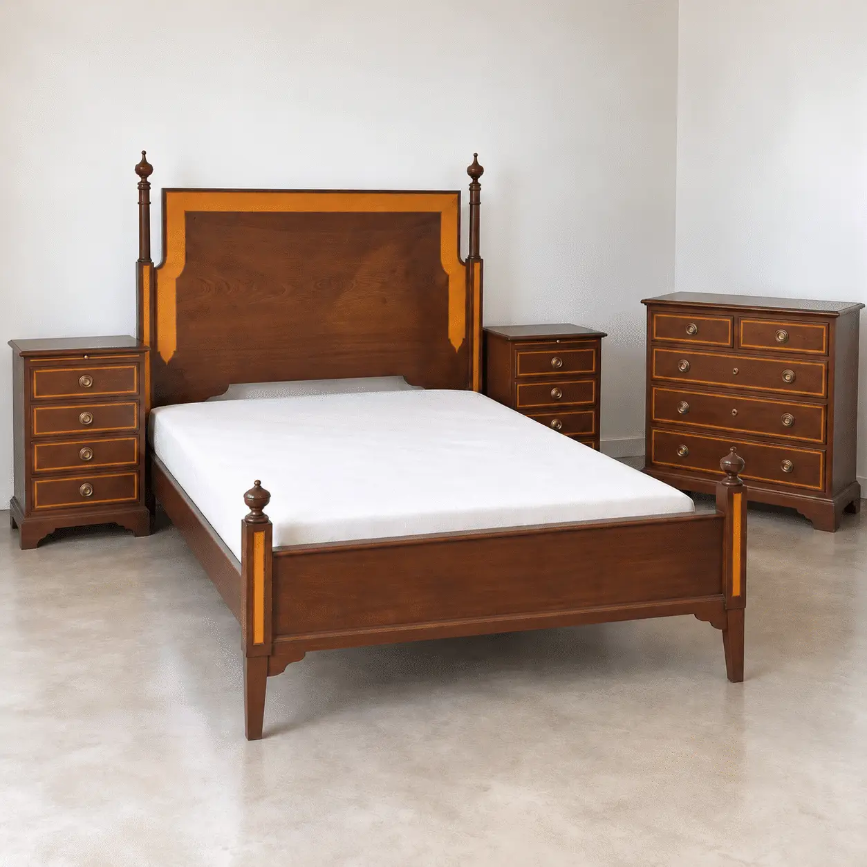 Mobília Quarto Casal Madeira