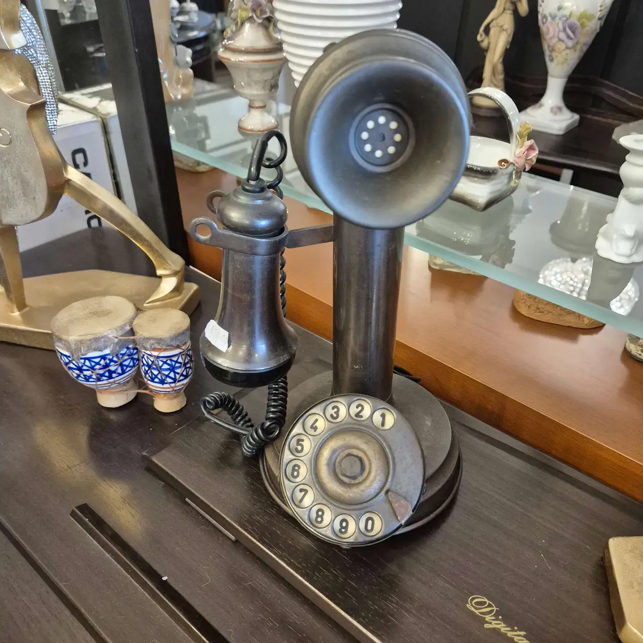 Telefone Candelabro Metal